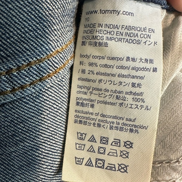Tommy  Hilfiger Denim Jeans with Red Zipper Leg Details - Picture 13 of 13